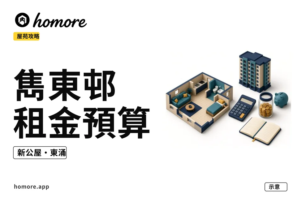 雋東邨租金預算示意圖