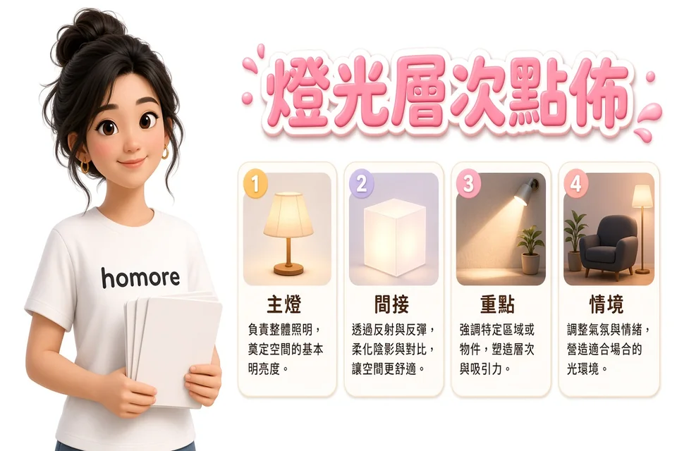 香港裝修攻略:燈光層次點佈