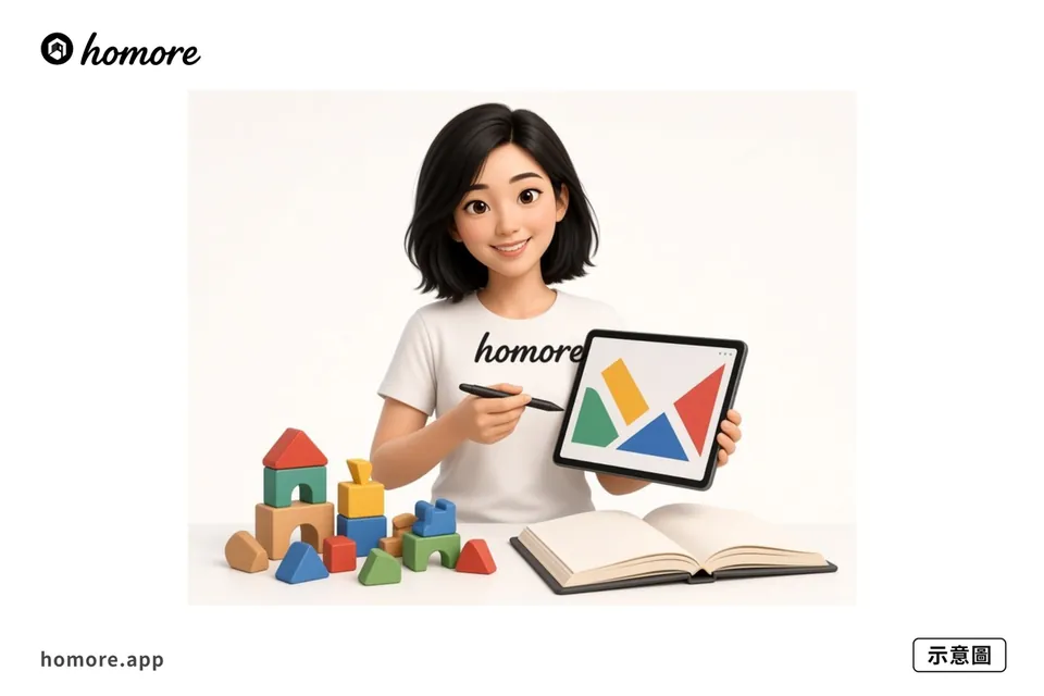示意圖：用 Homore 分析報價單內容對齊項目