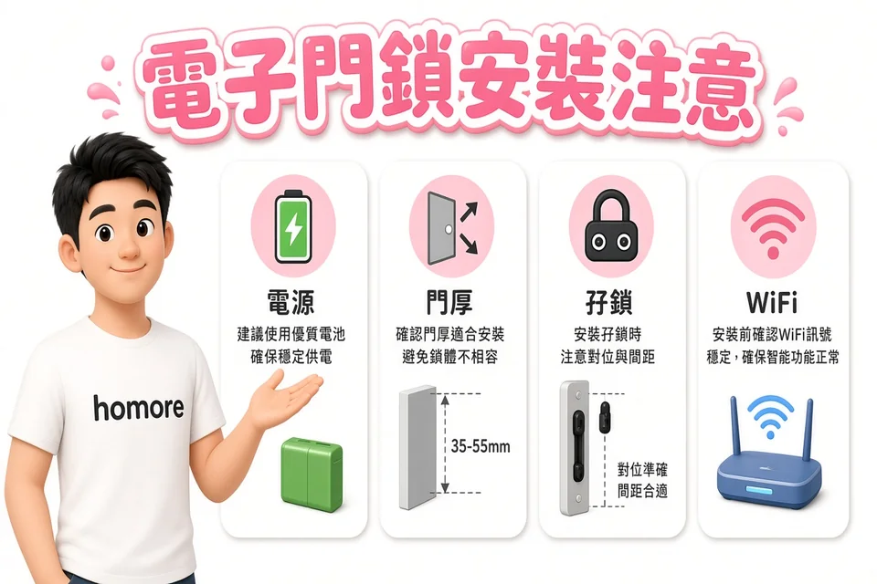 香港裝修攻略:電子門鎖安裝注意