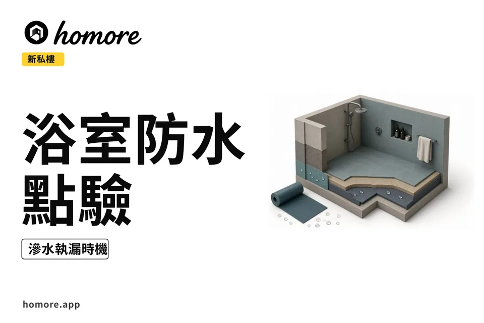 示意圖:浴室地台去水斜度